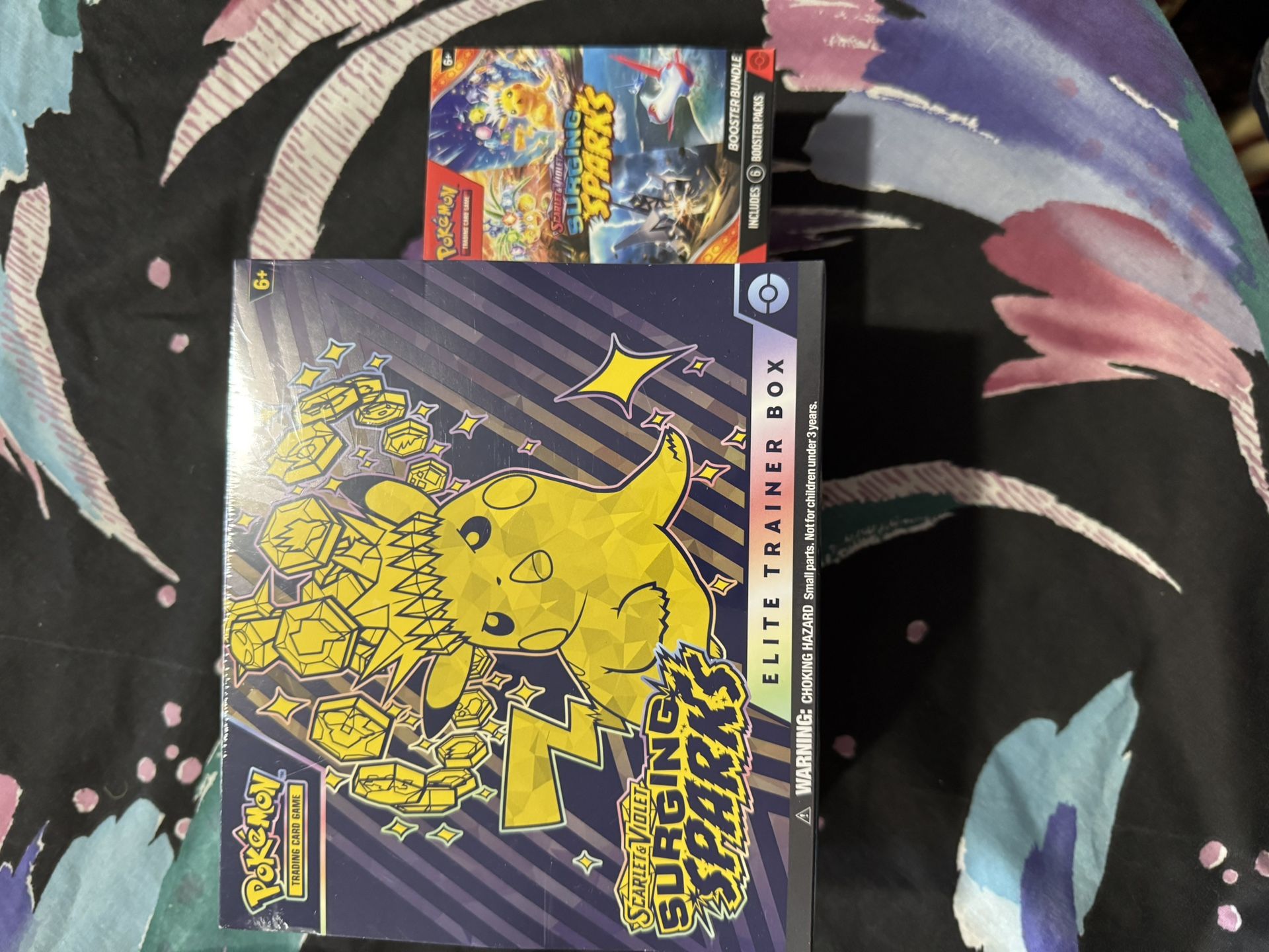 Pokemon Surging Sparks ETB & Booster Bundle