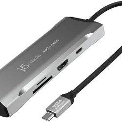 j5create 4K60 Elite USB-C Triple-Monitor 10Gbps Mini Dock JCD397