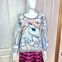 Sweet Pony Unicorn Fleece Japanese Street Fashion sweater