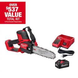 Milwaukee M18 Fuel 8in. 18V Lithium-ion Brushless Hatchet Pruning Saw Kit
