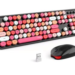 Colorful wireless Computer Keyboard