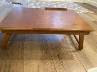 Wood Laptop Lap Desk Adjustable 