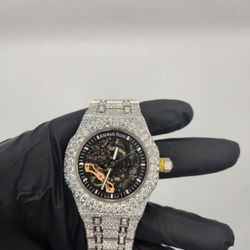 Moissanite VVS Quality Full Bustwdown Luxury Designer Watch (PASSES TESTER)