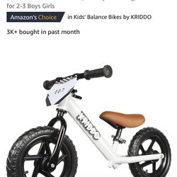 Kids Balance Bike 