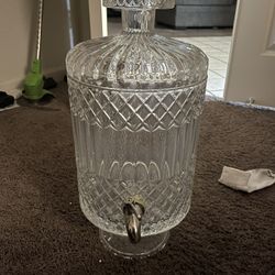 crystal beverage server