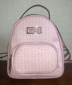 Pink Guess back back bag