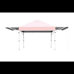 Pink Canopy Tent with Double Awning