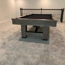 Rustic Pool Table 