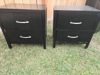 Black 2 drawer dressers