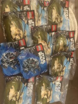 11 Lego Star Wars poly bags 30680 and 30708