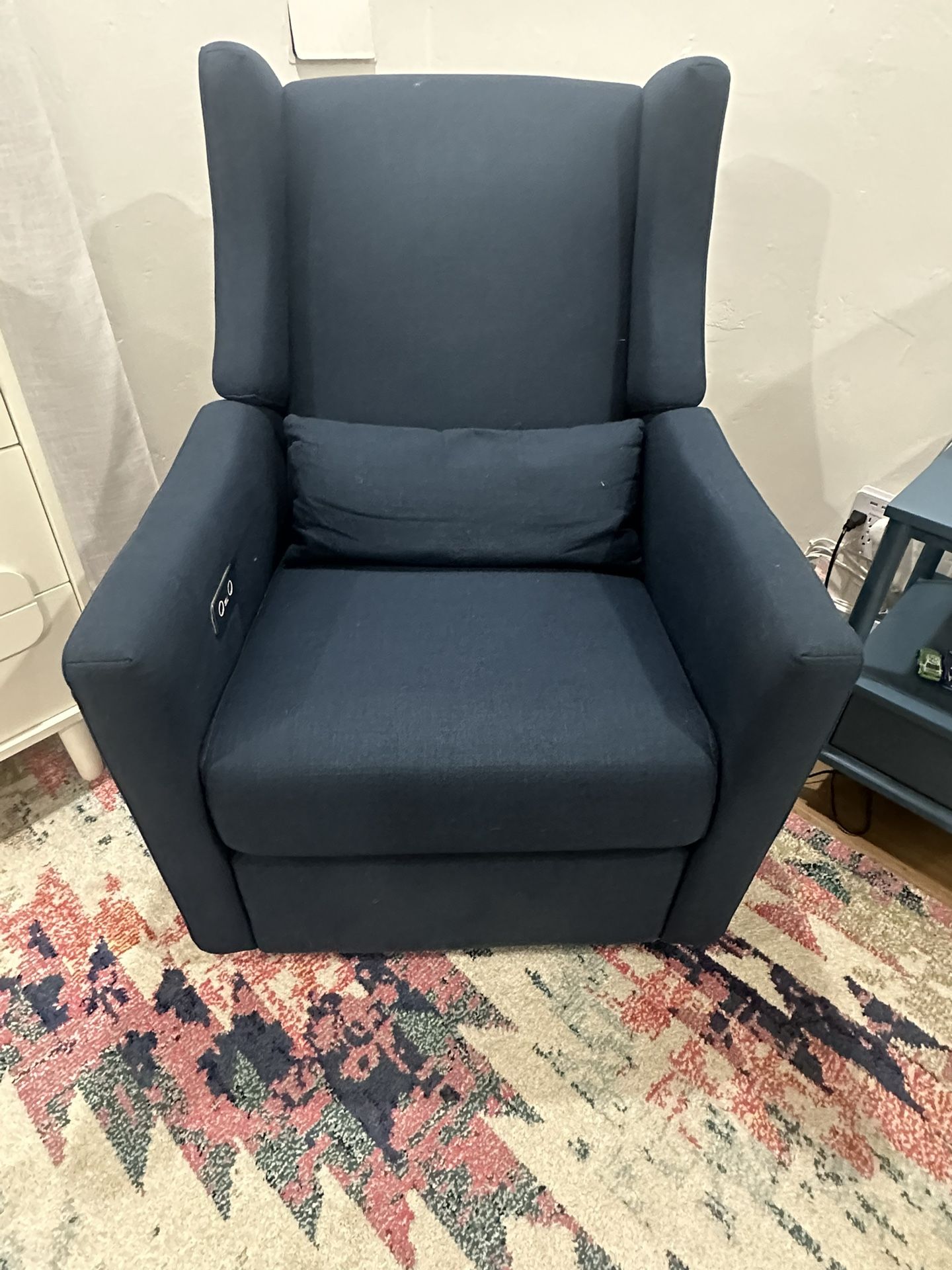 Nursery Electronic Recliner and Swivel Glider with USB port