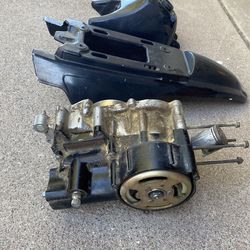 Yamaha Pw80 Motor Block Rear Fender Gas Tank 1980’s