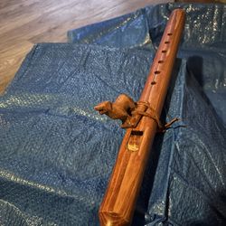Hawk Native American Style ProLine Flute Wolf Totem in D- Minor Aromatic Cedar