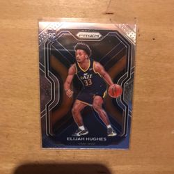 2021 PRIZM ELIJAH HUGHES ROOKIE CARD
