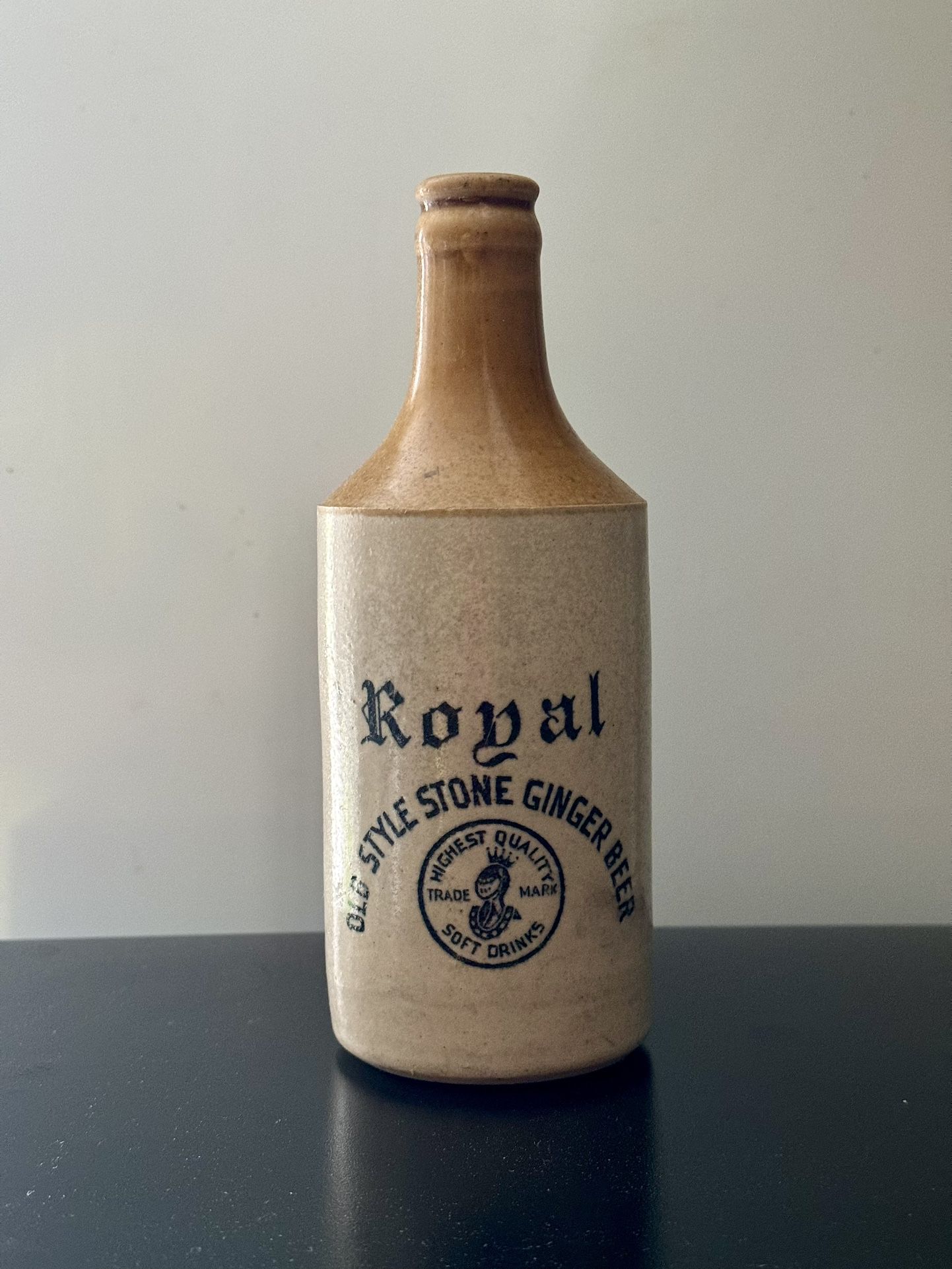Antique 1910-20’s Stoneware Royal Ginger Beer
