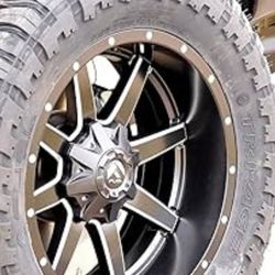 Off Road Rims Titan Wheels Silverado Tundra Ram F-150 Ballistic Pro Comp KMC Method Tacoma Wrangler Yukon Tahoe 