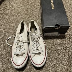 Move Out Sale: White Converse 