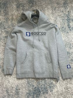 Sparco Men's S Gray Pullover Hoodie