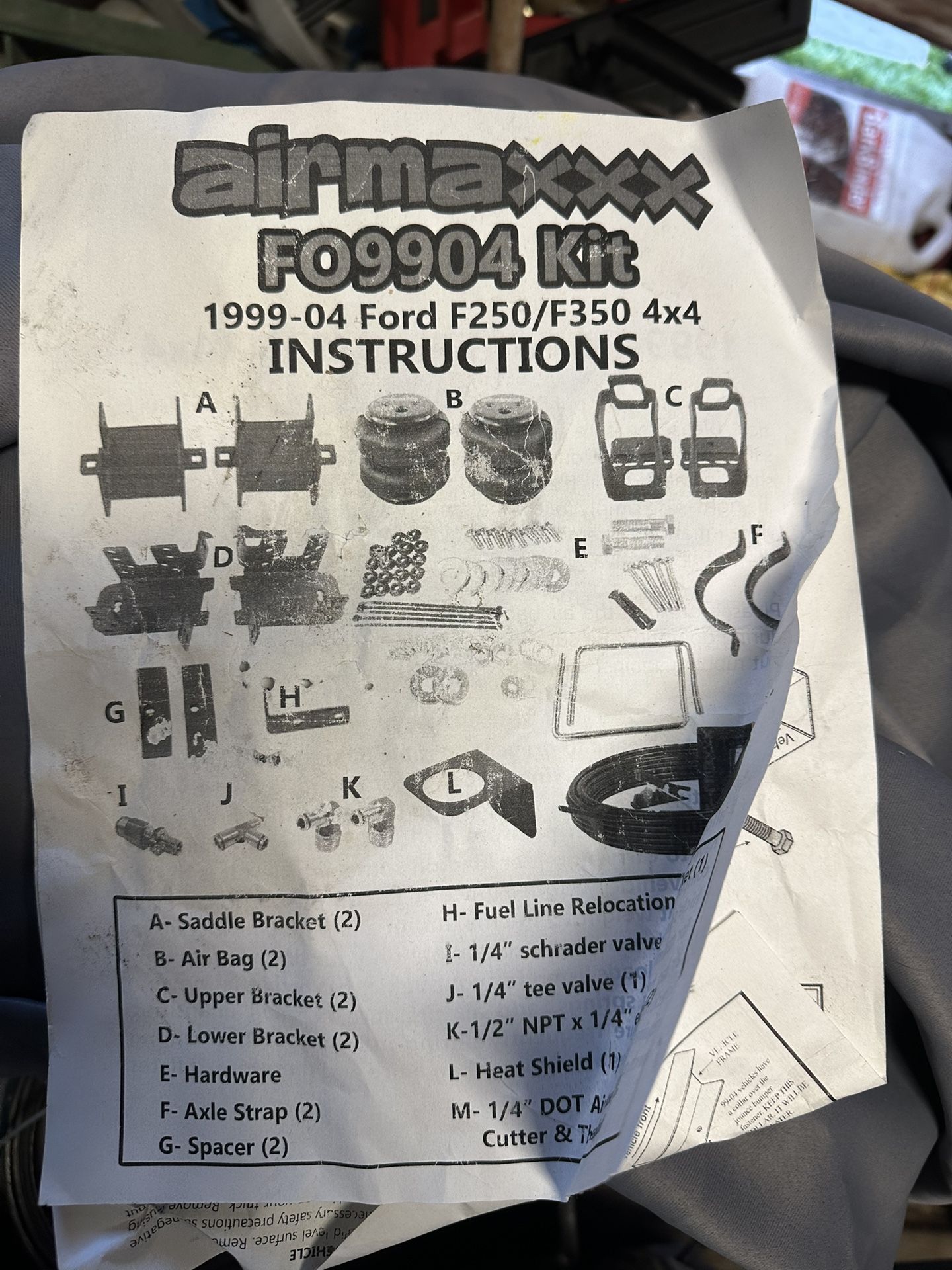 F250f350 Air Max Kit For Weight