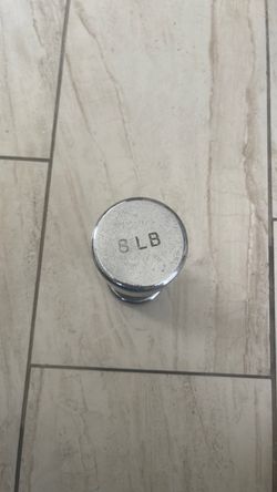8 LB Chrome Dumbbell