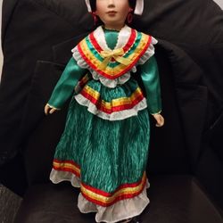 Doll With Metal Stand 