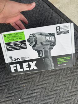 Brand New Flex 24-volt Variable Speed Brushless 1/2-in Drive Cordless Impact Wrench