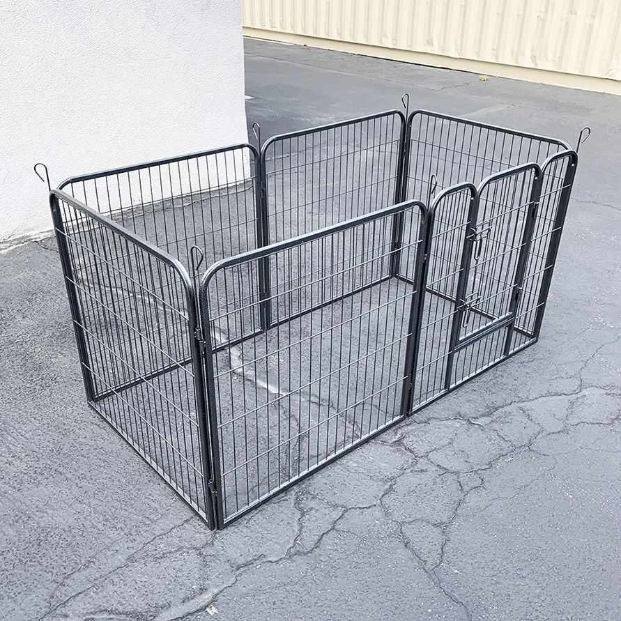 $70 (Brand New) Heavy duty 32” tall x 32” wide x 6 panel pet playpen dog crate kennel exercise cage fence