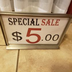 Double Side Sign Holder $6 each