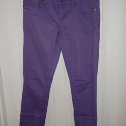 Seven 7 Jeans, Skinny, Purple, Size 4