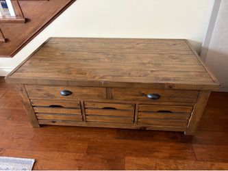Wooden Storage Coffee Table