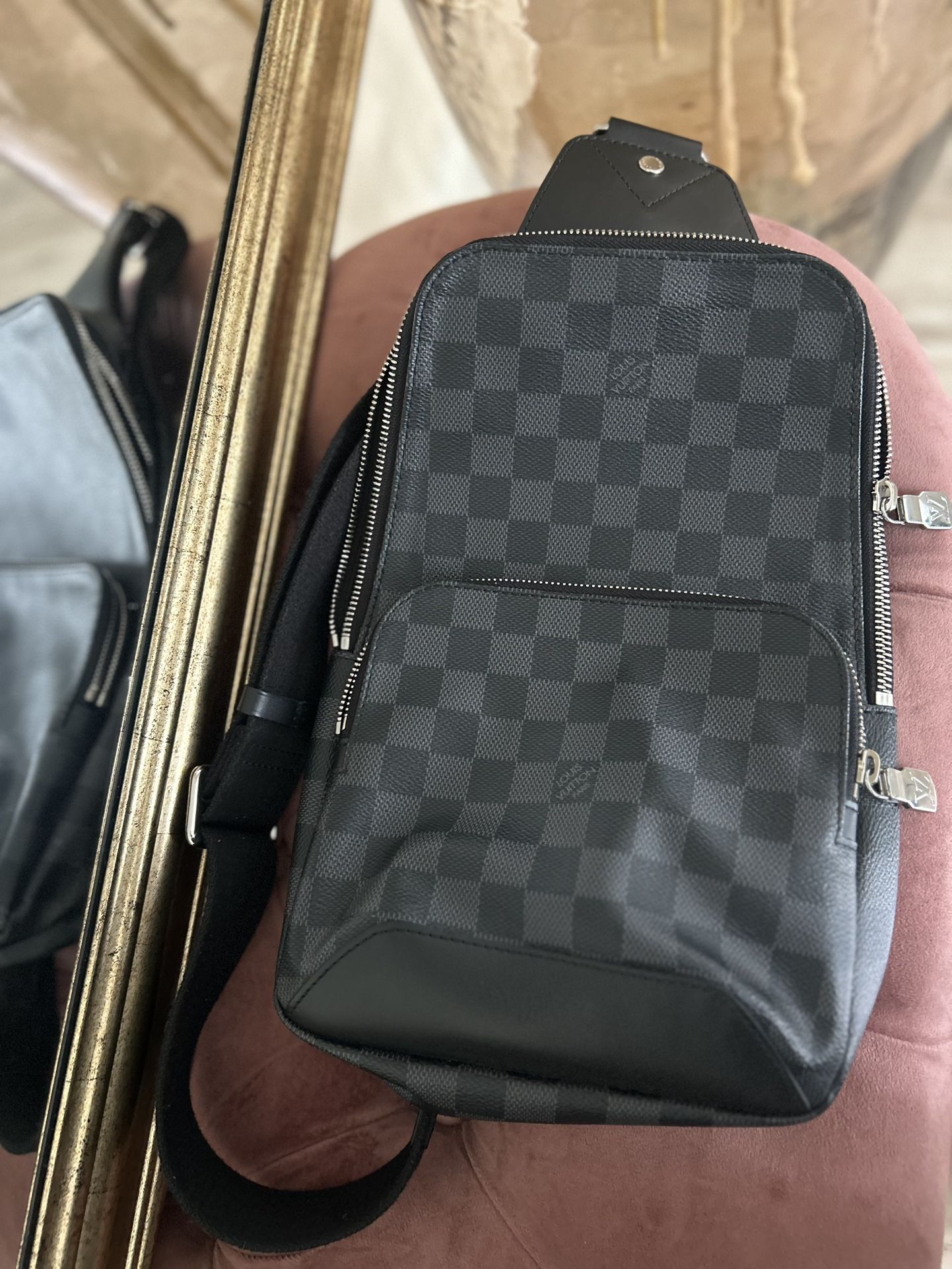 Louis Vuitton Damier Graphite Men’s Sling Bag 