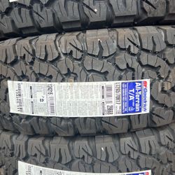 LT 265/70/17 Bfgoodrich All Terrain Ko2 