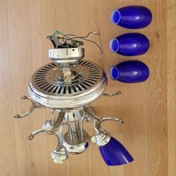 Blue Ceiling Fan