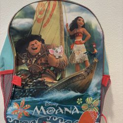 Moana Backpack And Lunch Peel