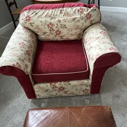 Oversized Shabby Chic Chair