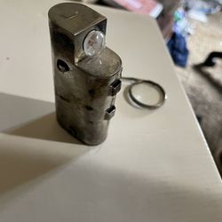 Antique Eye Examining Light And Magnifying Glass 