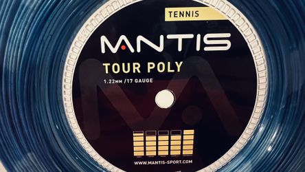 Tennis Racquet String Tour Comfort Black 200m