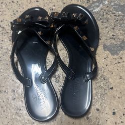 Valentino Size 6 Slippers, Rock Stud