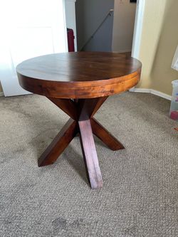 Wooden side table