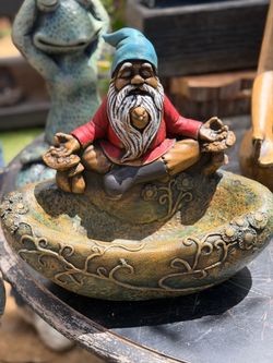 Concrete Gnome Planter