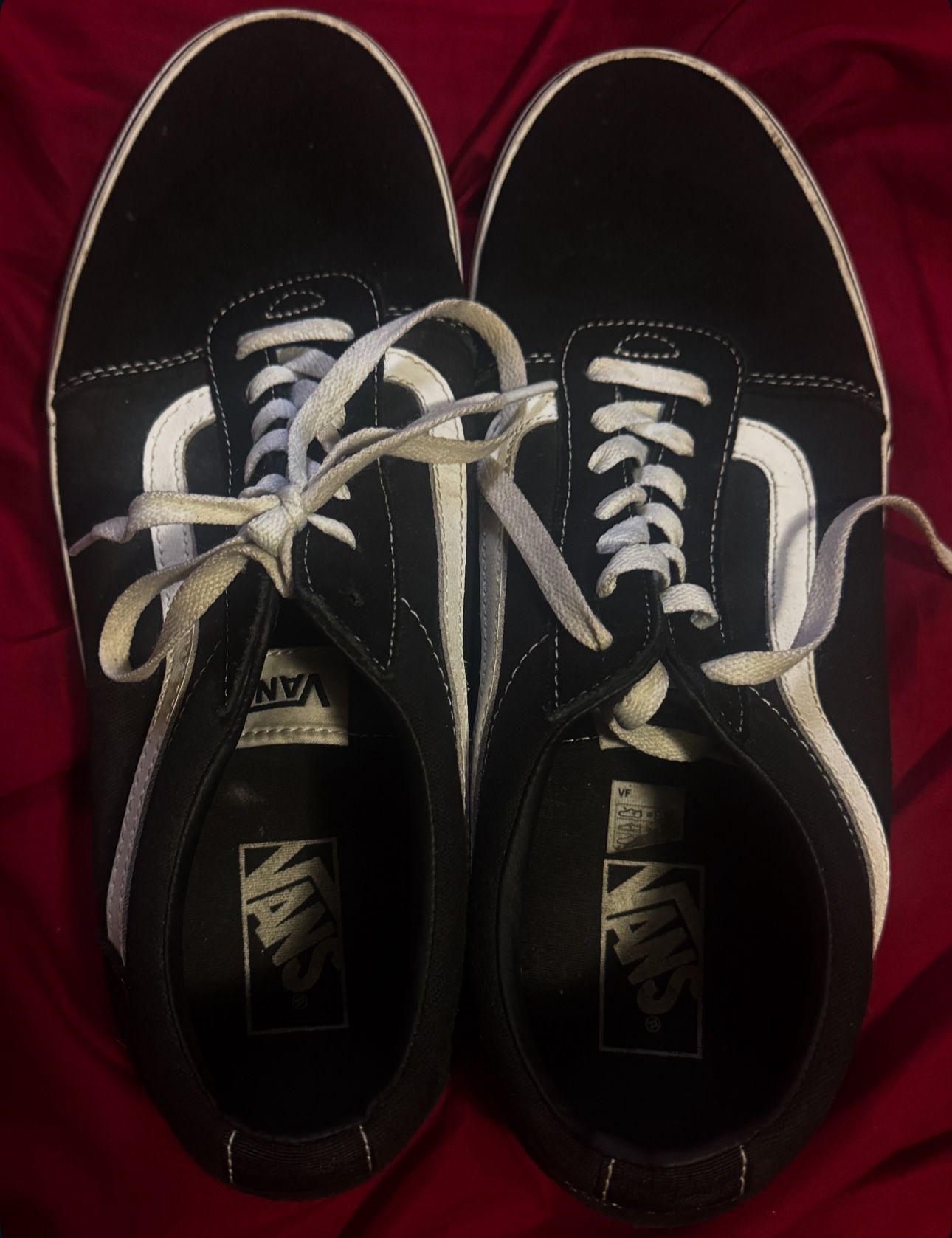 Vans 12 Men Black On Black Lo Tops