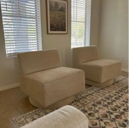 2 piece swivel chairs