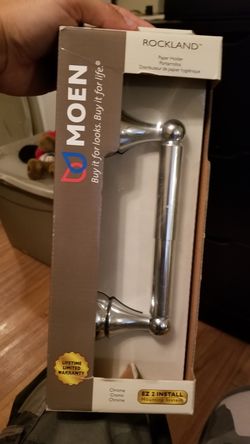 Brand new toilet paper holder.