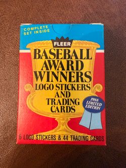1988 FLEER AWARD WINNERS, COMPLETE baseball cards 44 CARD SET, MANY HOF