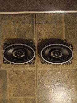 Pioneer 4×6 3 way car speakers