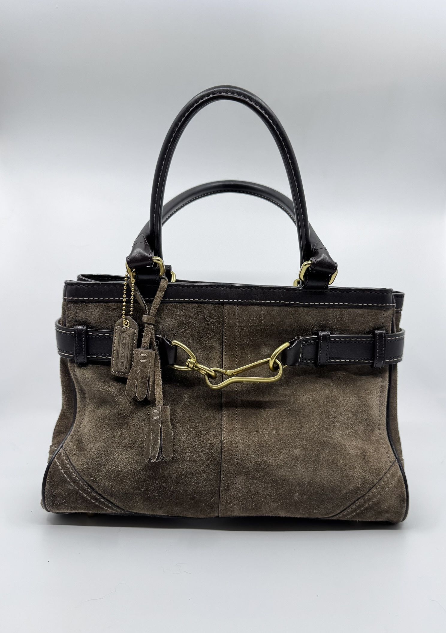 Coach Suede Satchel