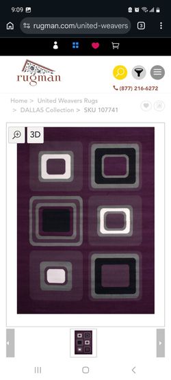 Rug 8×10 Dallas Beautiful purple used.