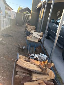 Split Seasoned camping wood
