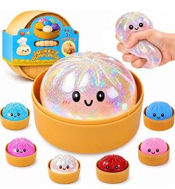 Dumpling Squishies – Glitter Mystery Box Stress Toy