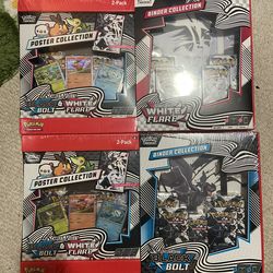 Pokémon White Flare Black Bolt Binder Poster Collection 2 Pack Sam’s Club